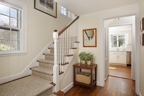 18 Roberts Road Wellesley, MA 02481 - Photo 6 of 10 a view of entryway and hall with wooden floor