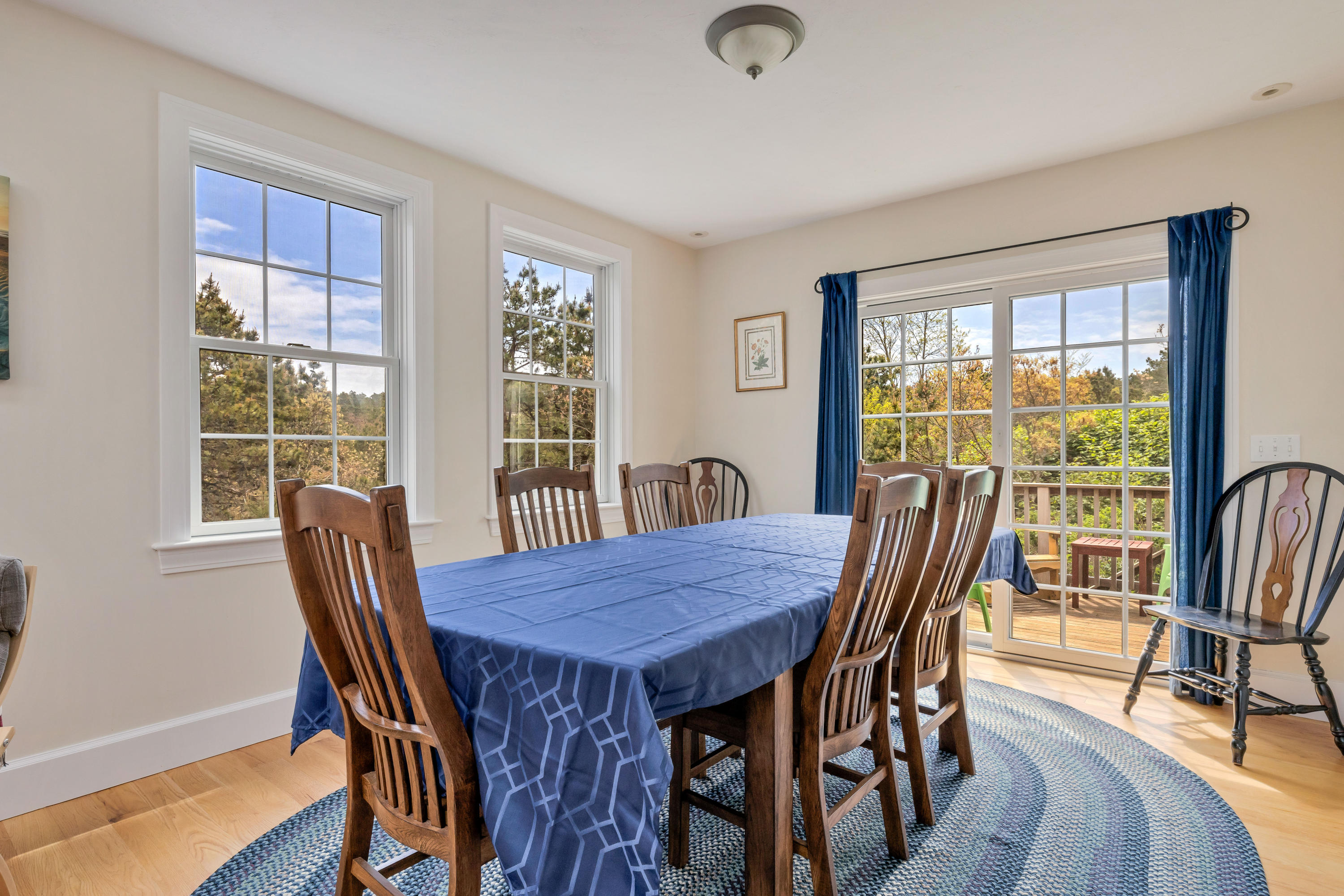 39 South Highland Road Truro, MA 02666 - Photo 13 of 46 a view of a dining room with furniture window and outside view