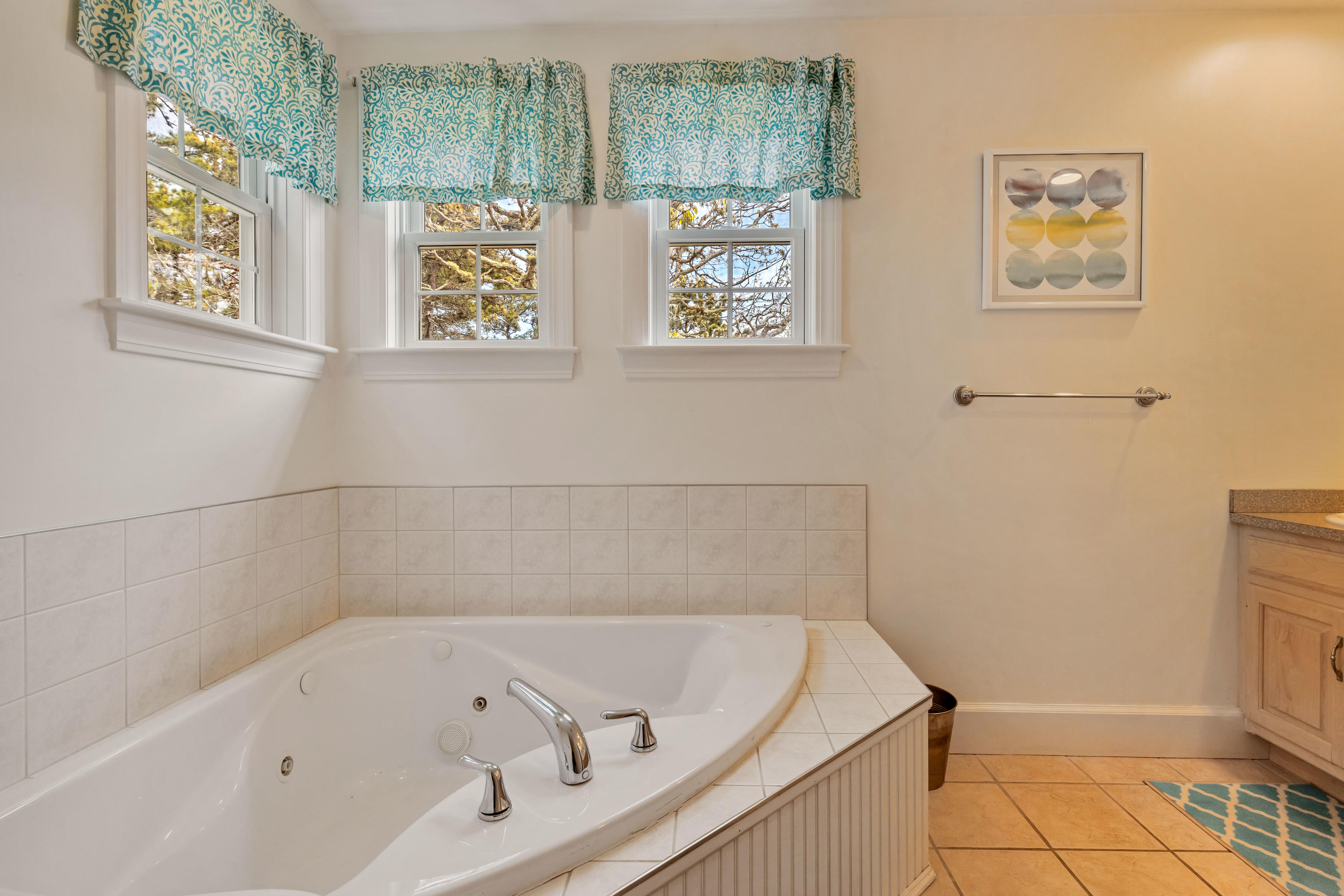 39 South Highland Road Truro, MA 02666 - Photo 19 of 46 a bathroom with a bathtub and a shower