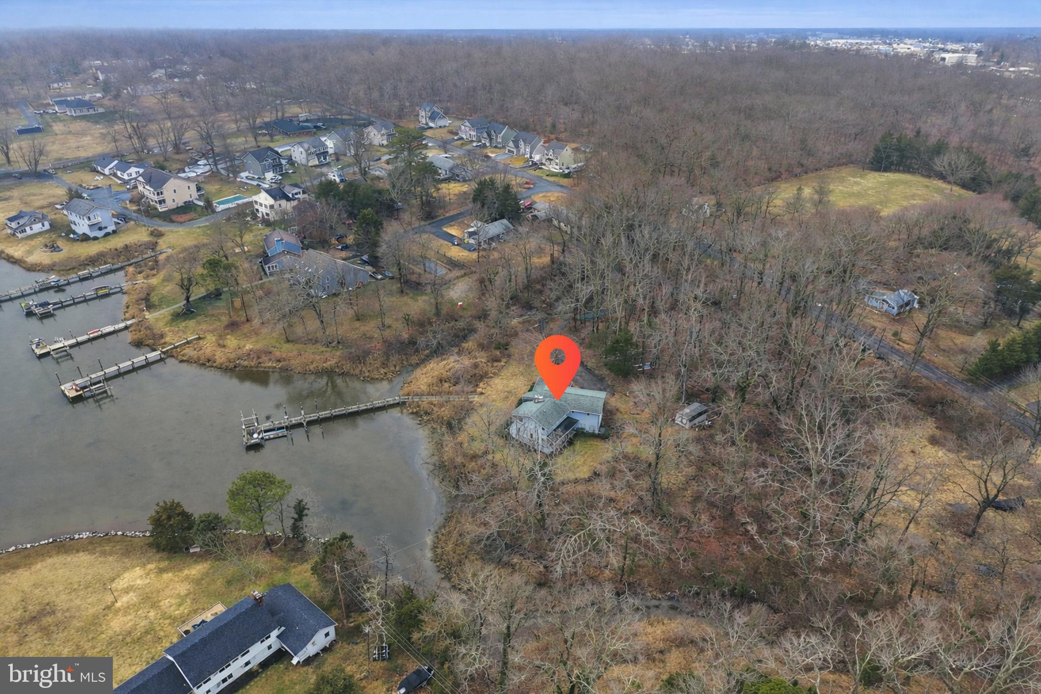 5931 Tyler Road Deale, MD 20751 - Photo 67 of 77 an aerial view of residential houses with outdoor space