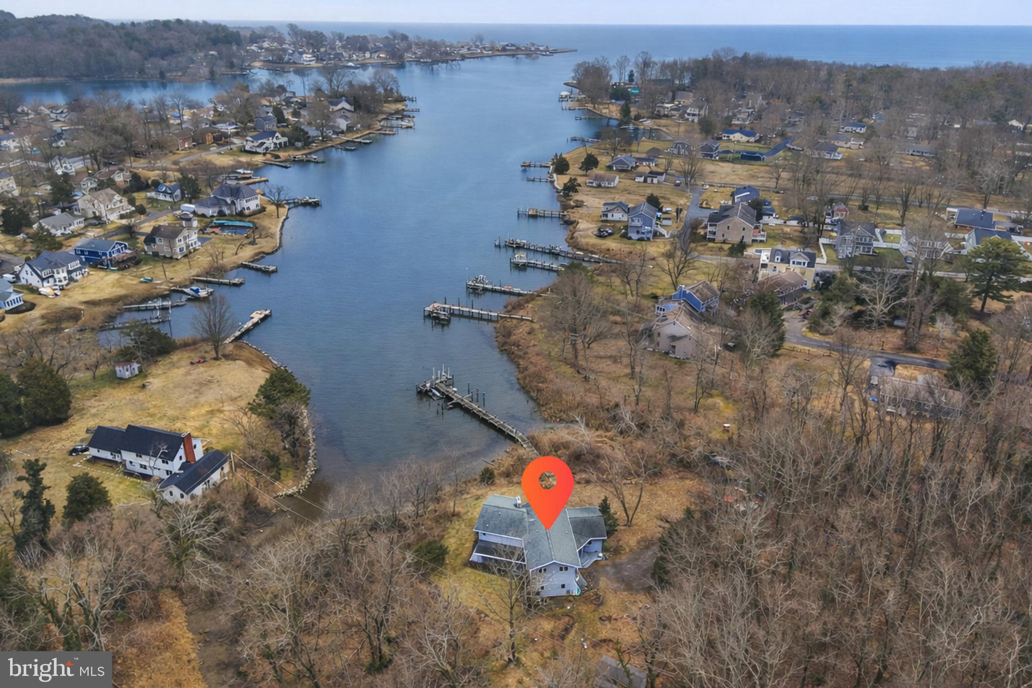 5931 Tyler Road Deale, MD 20751 - Photo 68 of 77 an aerial view of a house with a yard
