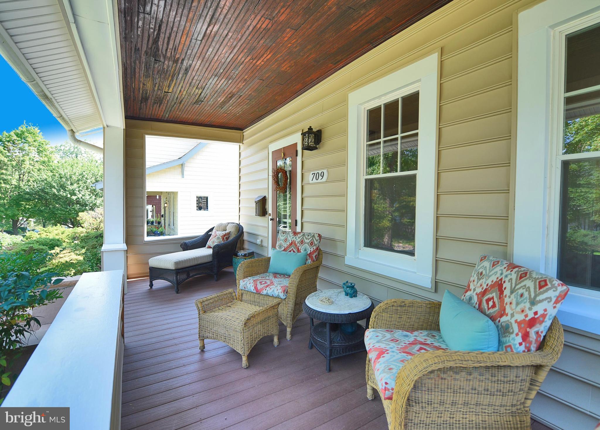 709 Hollen Road Baltimore, MD 21212 - Photo 3 of 30 Front Porch includes a Front Porch Swing