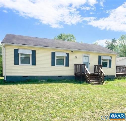 3590 Belle Meade Road Bumpass, VA 23024 - Photo 20 of 20 a house view with a garden space