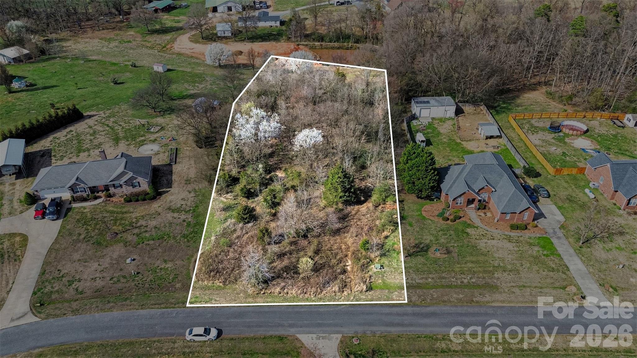0 Edwards Farm Lane Monroe, NC 28110 - Photo 2 of 24 an aerial view of a house with a yard