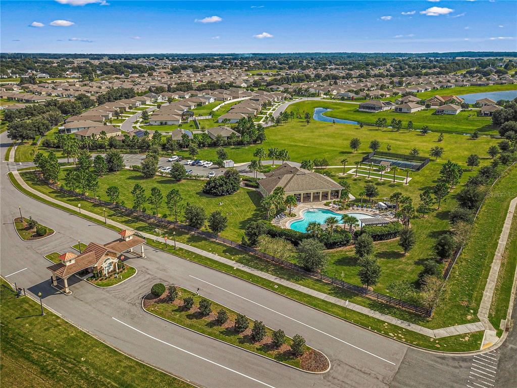 6233 Southwest 89th St Road Ocala, FL 34476 - Photo 37 of 39 an aerial view of a residential houses with outdoor space and street view