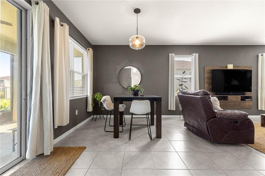 6233 Southwest 89th St Road Ocala, FL 34476 - Photo 10 of 39 a living room with furniture a flat screen tv and a window