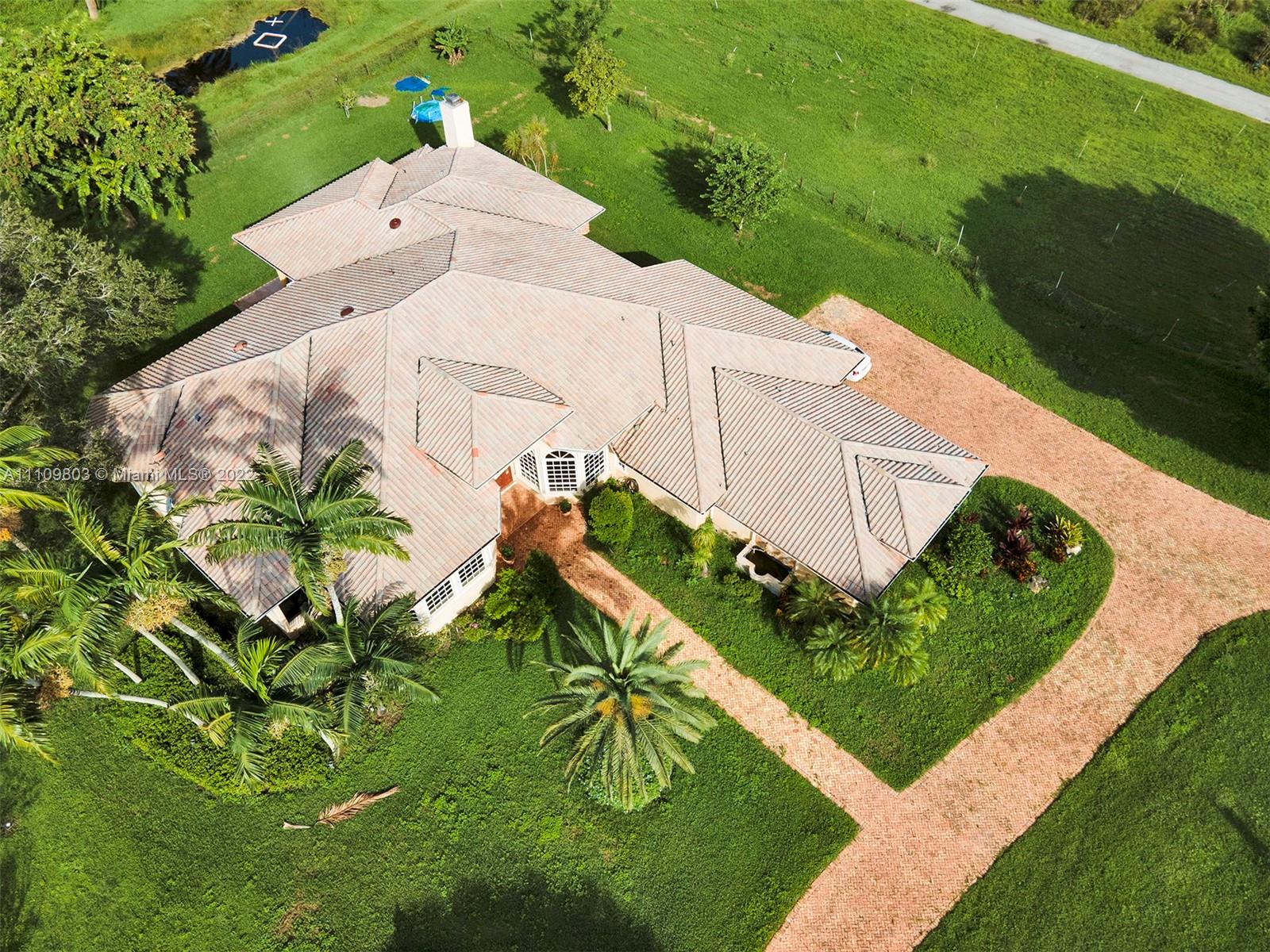 5879 Southwest 178th Avenue Southwest Ranches, FL 33331 - Photo 11 of 27 an aerial view of a house