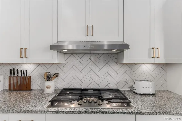 a close view of stove