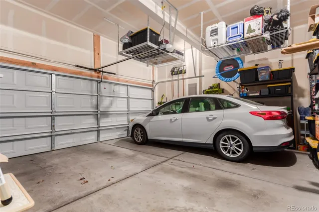 a view of parking garage