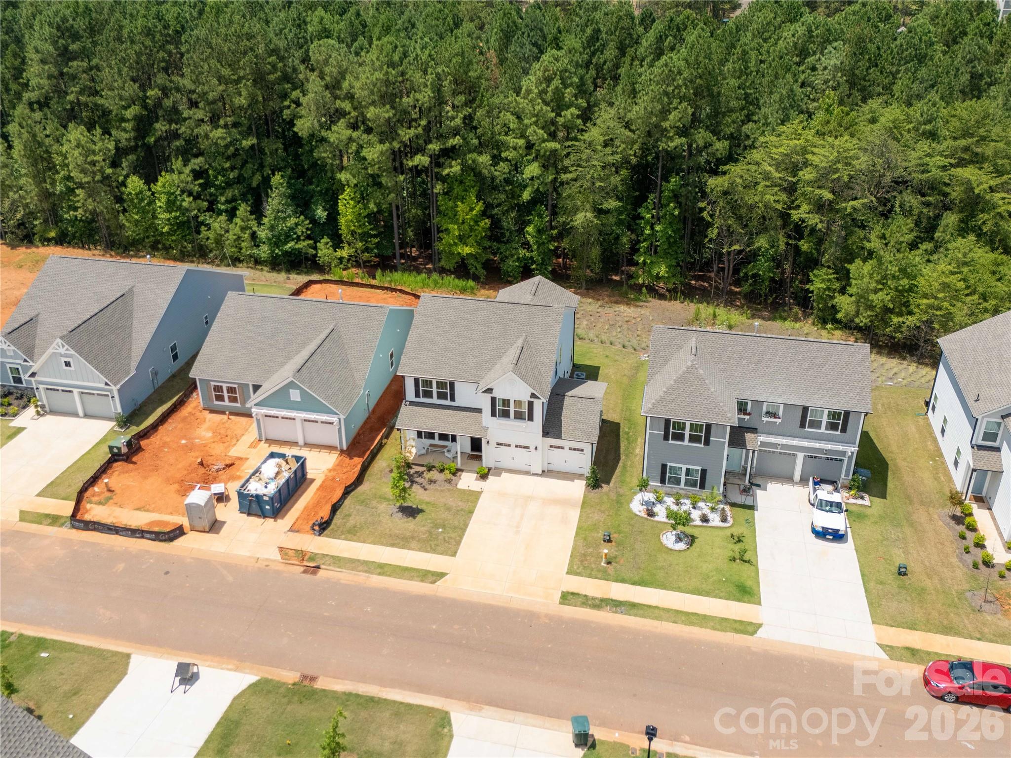 11117 Argosy Drive Lancaster, SC 29720 - Photo 33 of 37 an aerial view of residential houses with outdoor space and parking