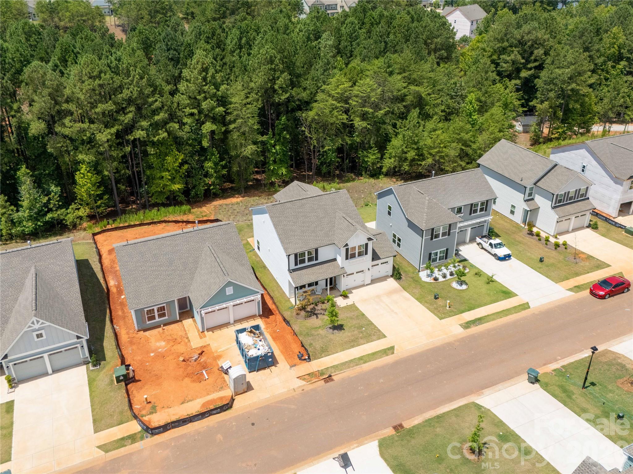 11117 Argosy Drive Lancaster, SC 29720 - Photo 35 of 37 an aerial view of residential house with outdoor space and trees around