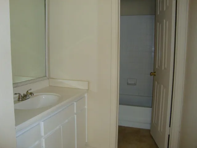 a backyard of a house