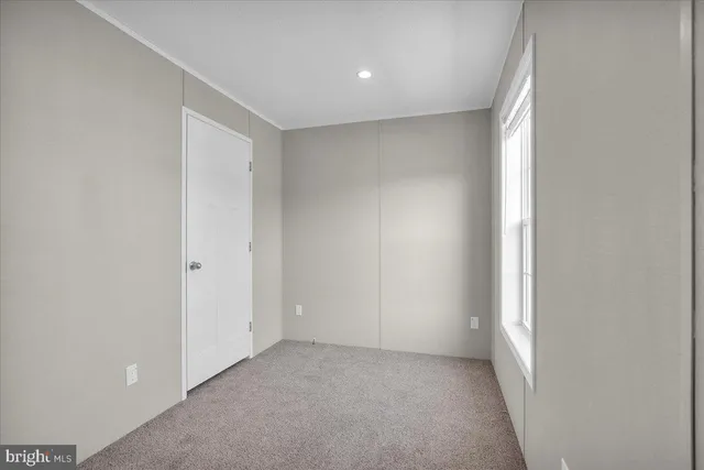 a view of hallway with window