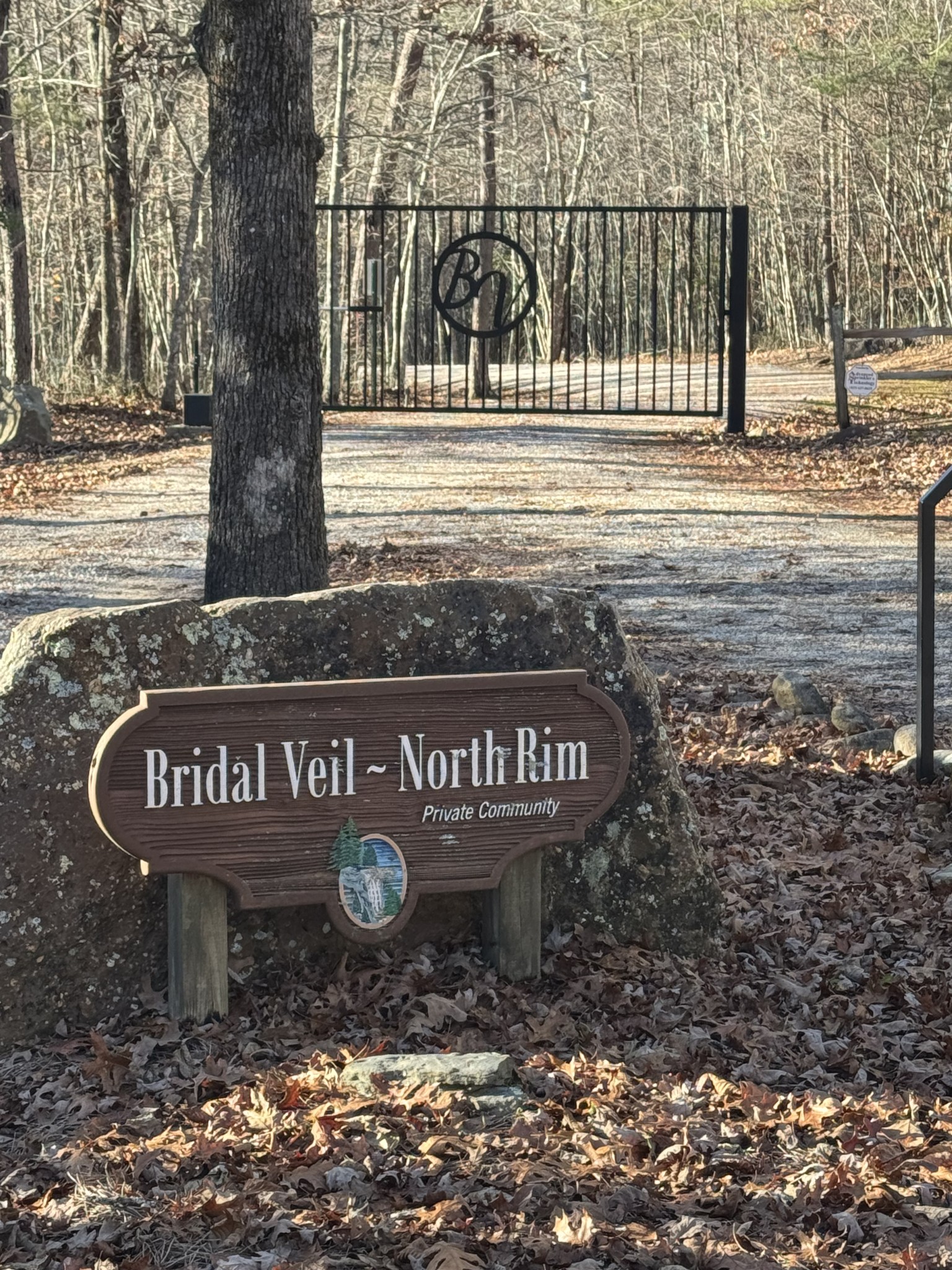 224 Azalea Ridge Road Tracy City, TN 37387 - Photo 9 of 20 a sign that is sitting on a brick wall