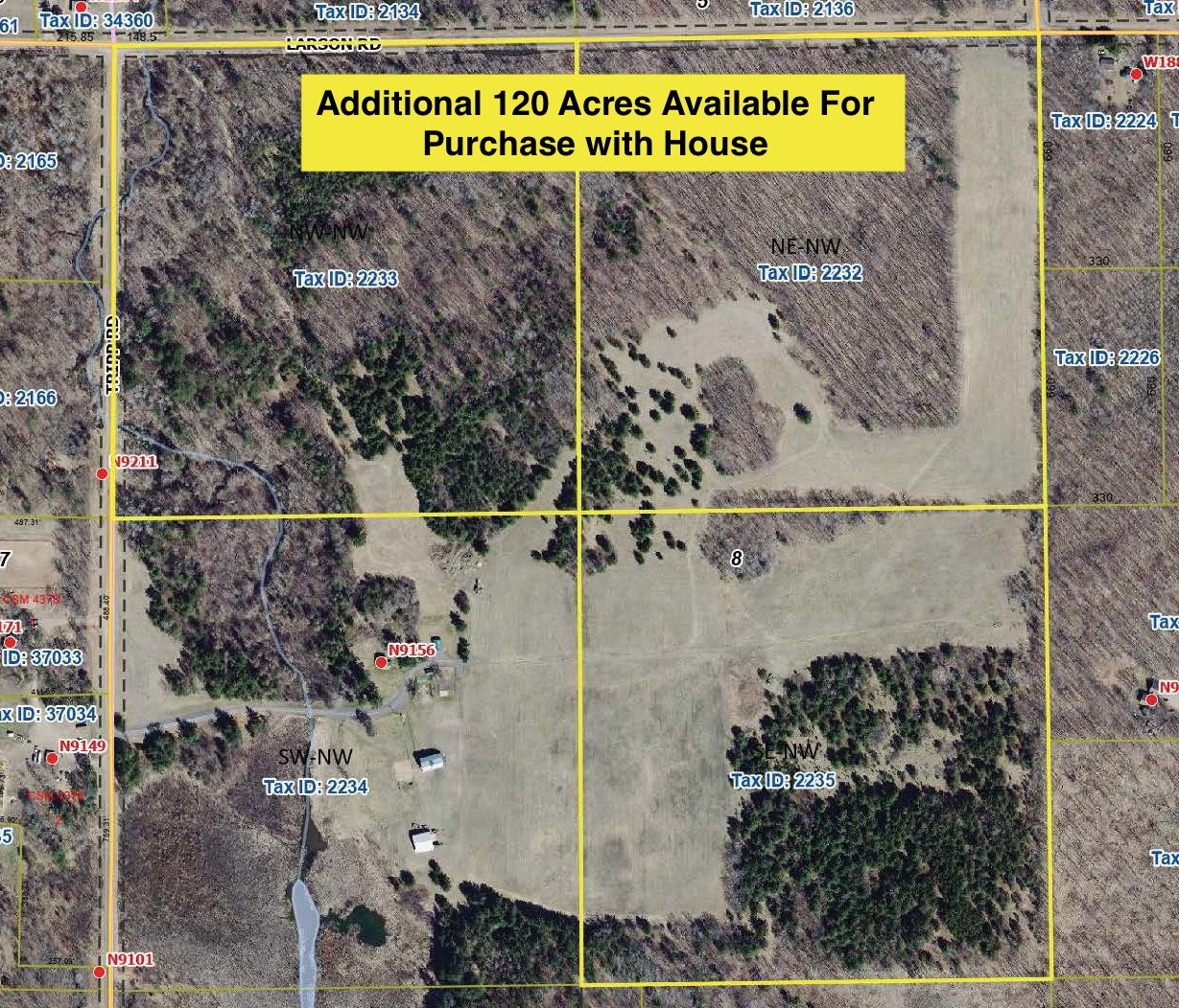 9156 Tripp Road Springbrook, WI 54875 - Photo 3 of 59 Additional 120 Acres Available