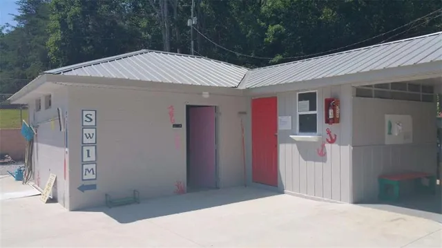 a terrace of a house
