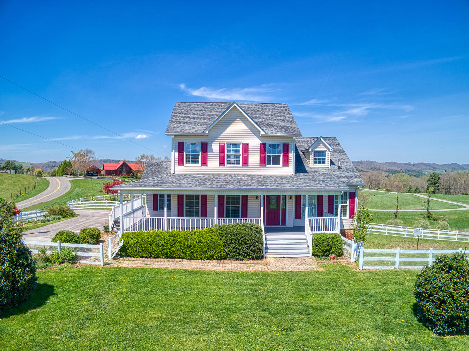 115 Marcom Drive Northwest Riner, VA 24149 - Photo 1 of 31 a view of a house with a big yard