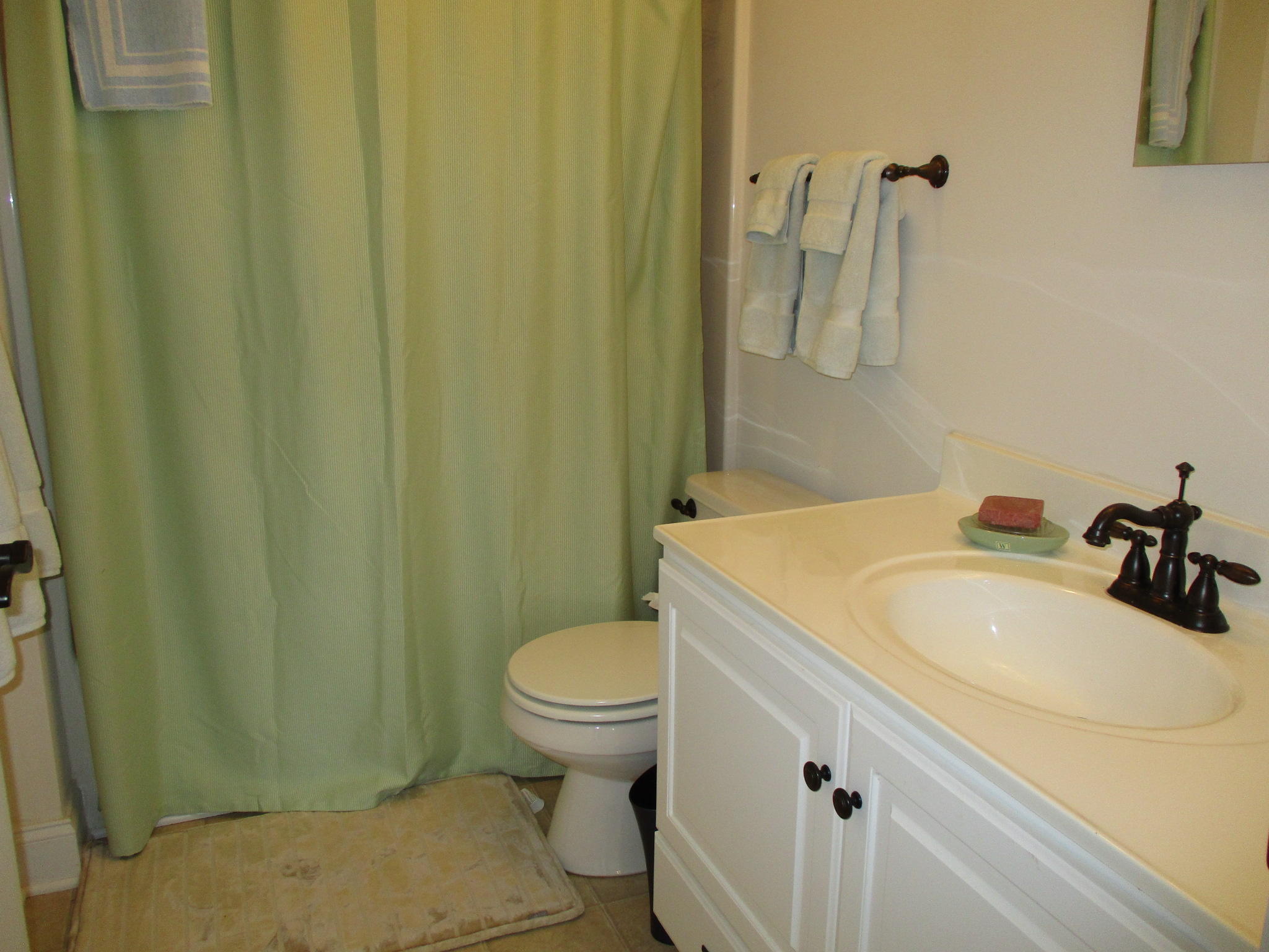 115 Marcom Drive Northwest Riner, VA 24149 - Photo 18 of 31 a bathroom with a sink a toilet and shower