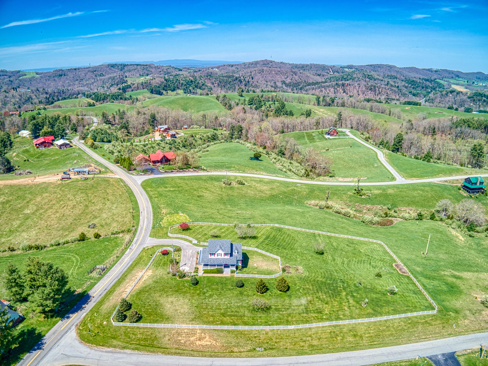 115 Marcom Drive Northwest Riner, VA 24149 - Photo 26 of 31 an aerial view of a house