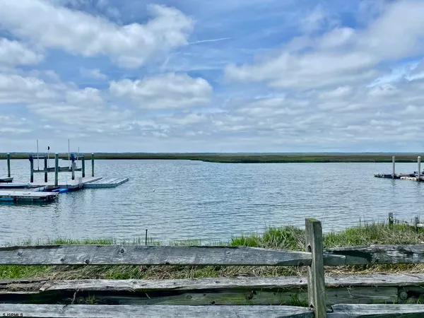 a view of a lake from a yard