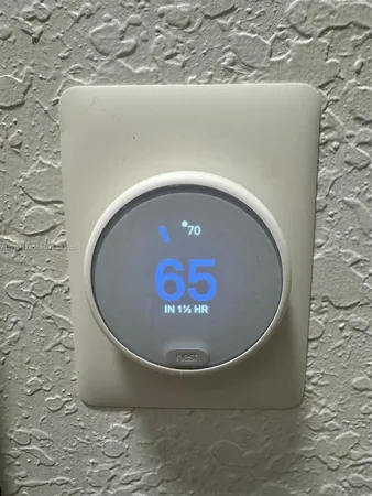 a view of a fireplace