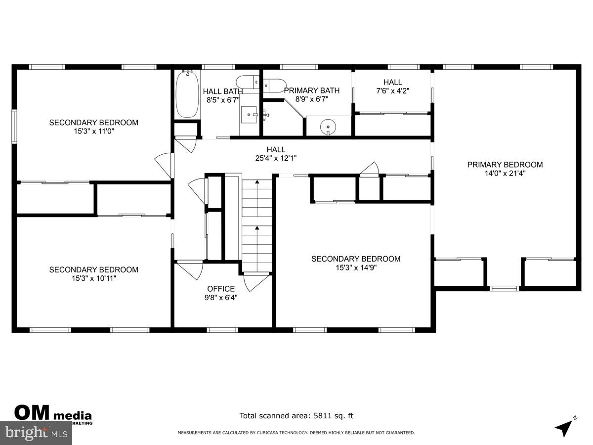 6535 Greenhill Road Lumberville, PA 18933 - Photo 46 of 49 Existing 2nd Floor Main House