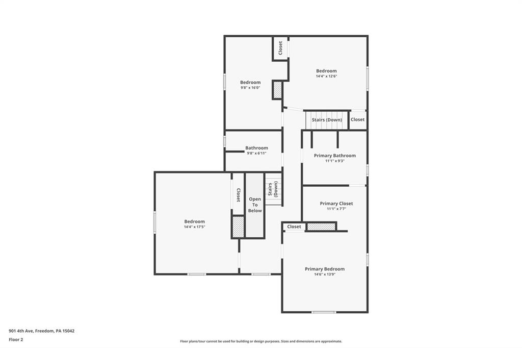 901 4th Avenue Freedom, PA 15042 - Photo 49 of 49 a picture of a floor plan