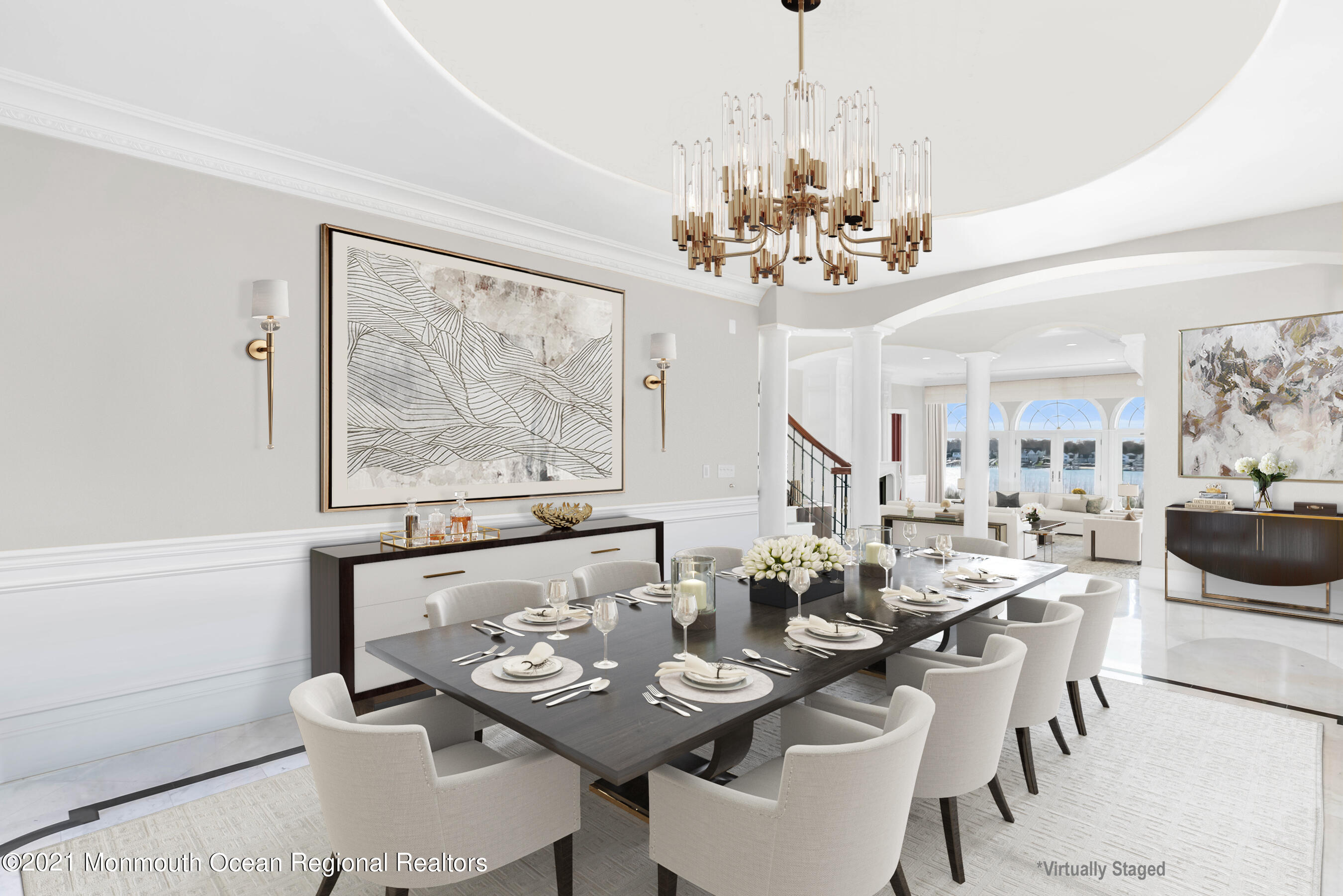 1015 Forrest Road Brielle, NJ 08730 - Photo 19 of 61 a very nice looking dining room with a table and chairs