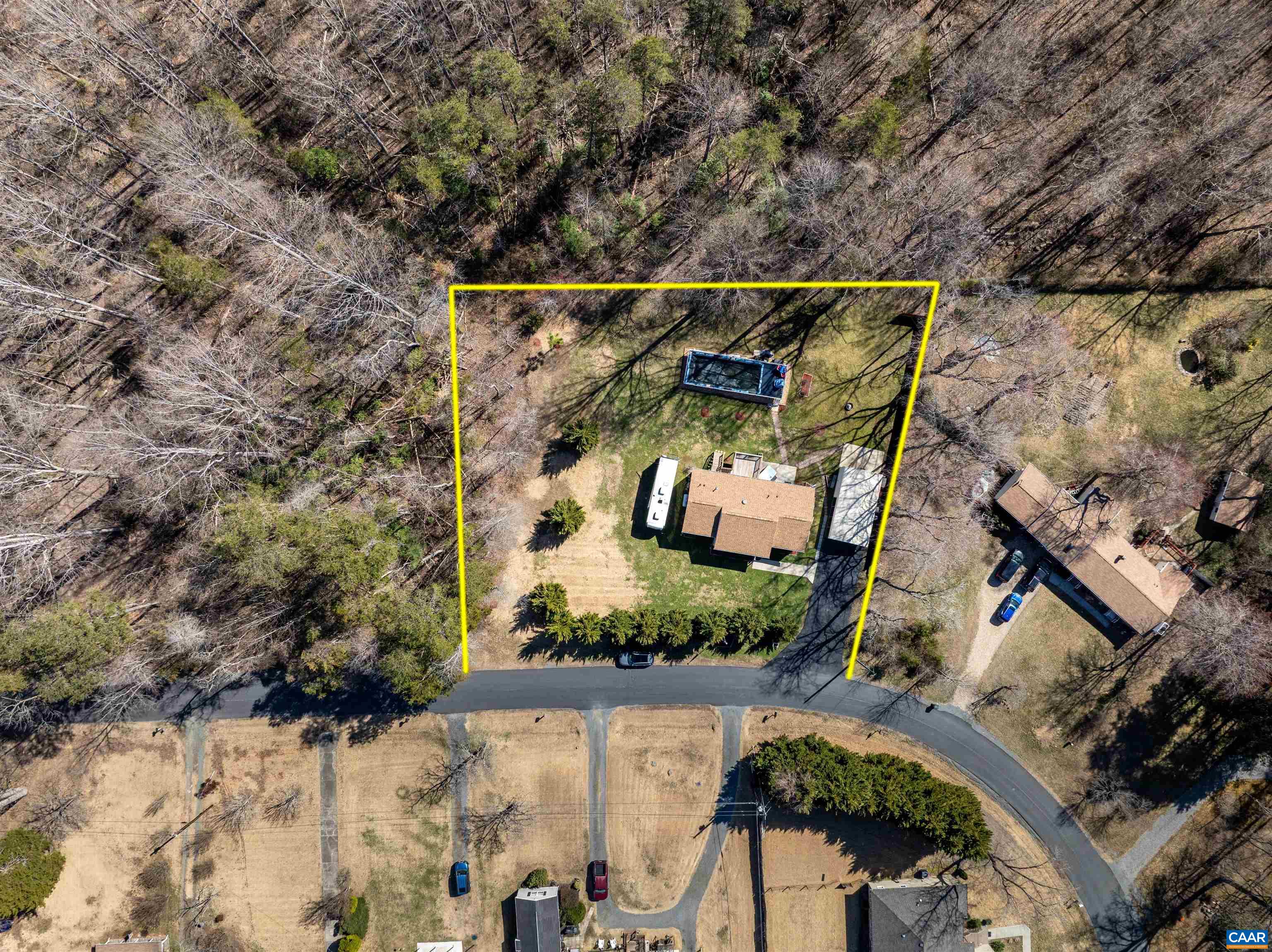 242 Fairview Road Louisa, VA 23093 - Photo 5 of 75 an aerial view of a house with a yard