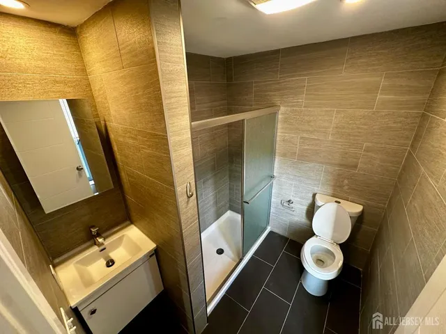 a bathroom with a toilet
