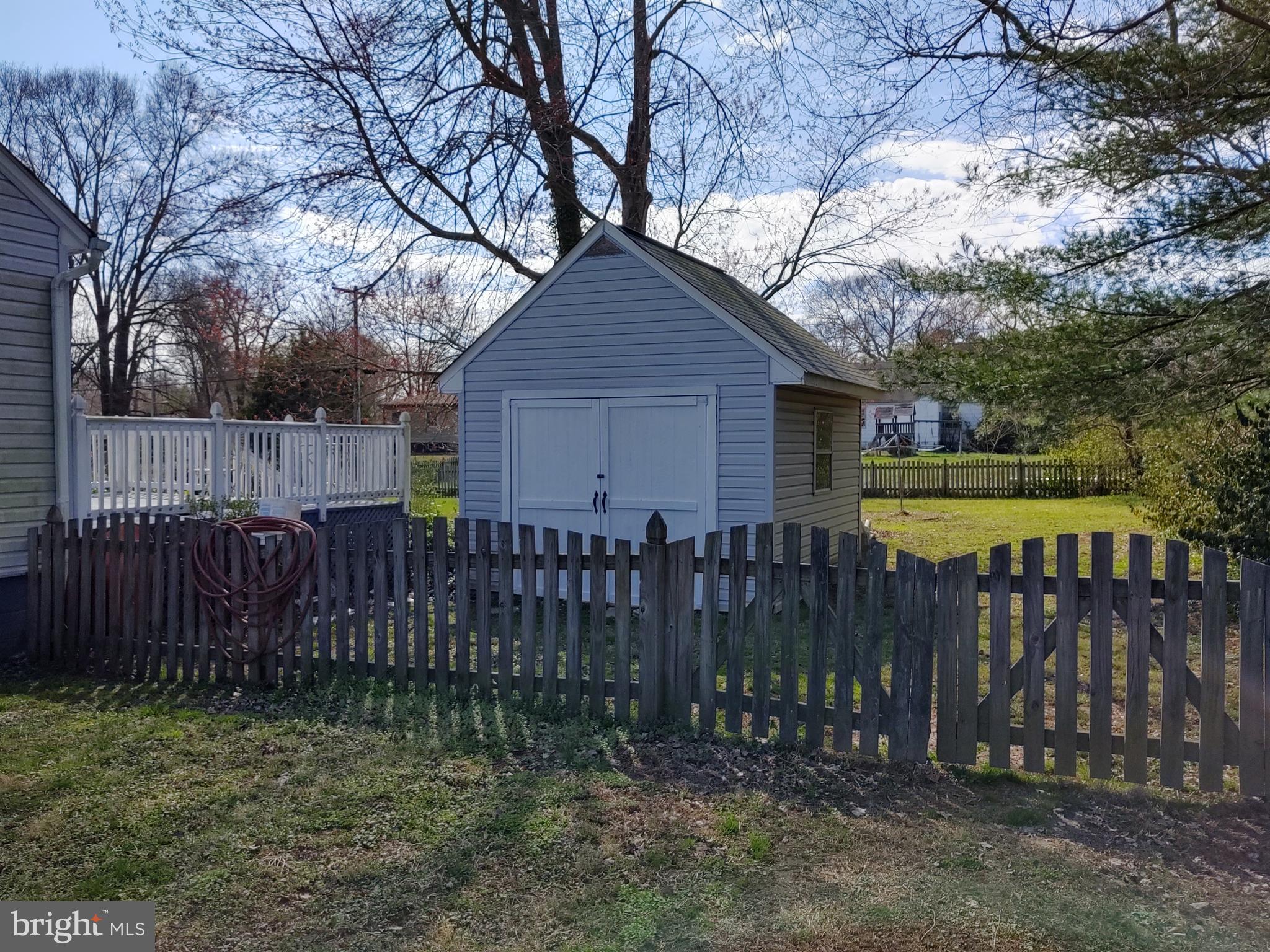 21 Randolph Road Fredericksburg, VA 22405 - Photo 18 of 18 Fenced backyard and storage shed
