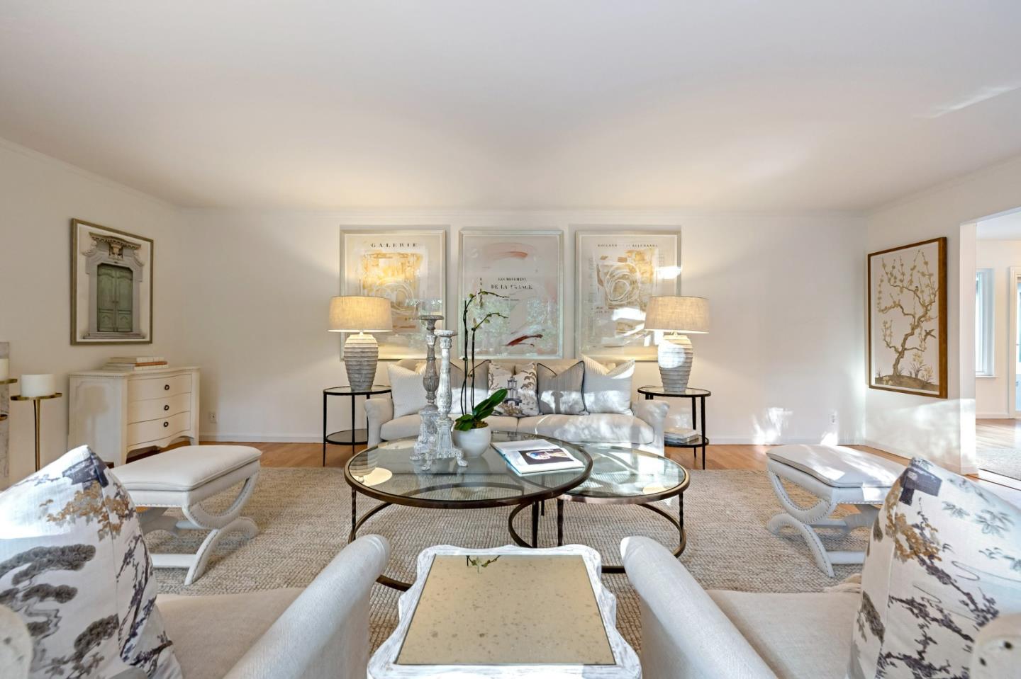 16 Valley Road Atherton, CA 94027 - Photo 15 of 100 a living room with furniture a rug and wooden floor