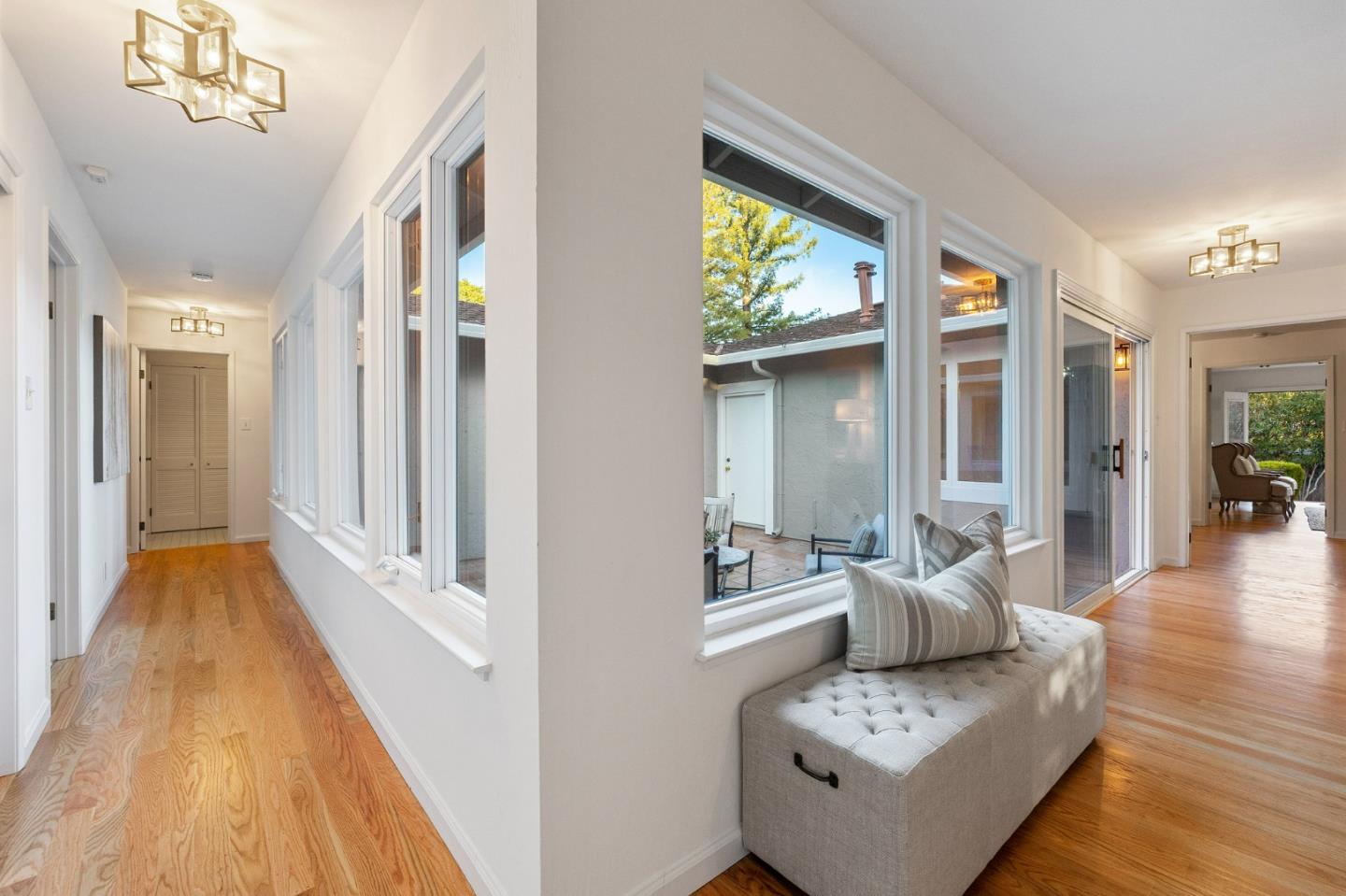 16 Valley Road Atherton, CA 94027 - Photo 48 of 100 a living room with furniture and a wooden floor