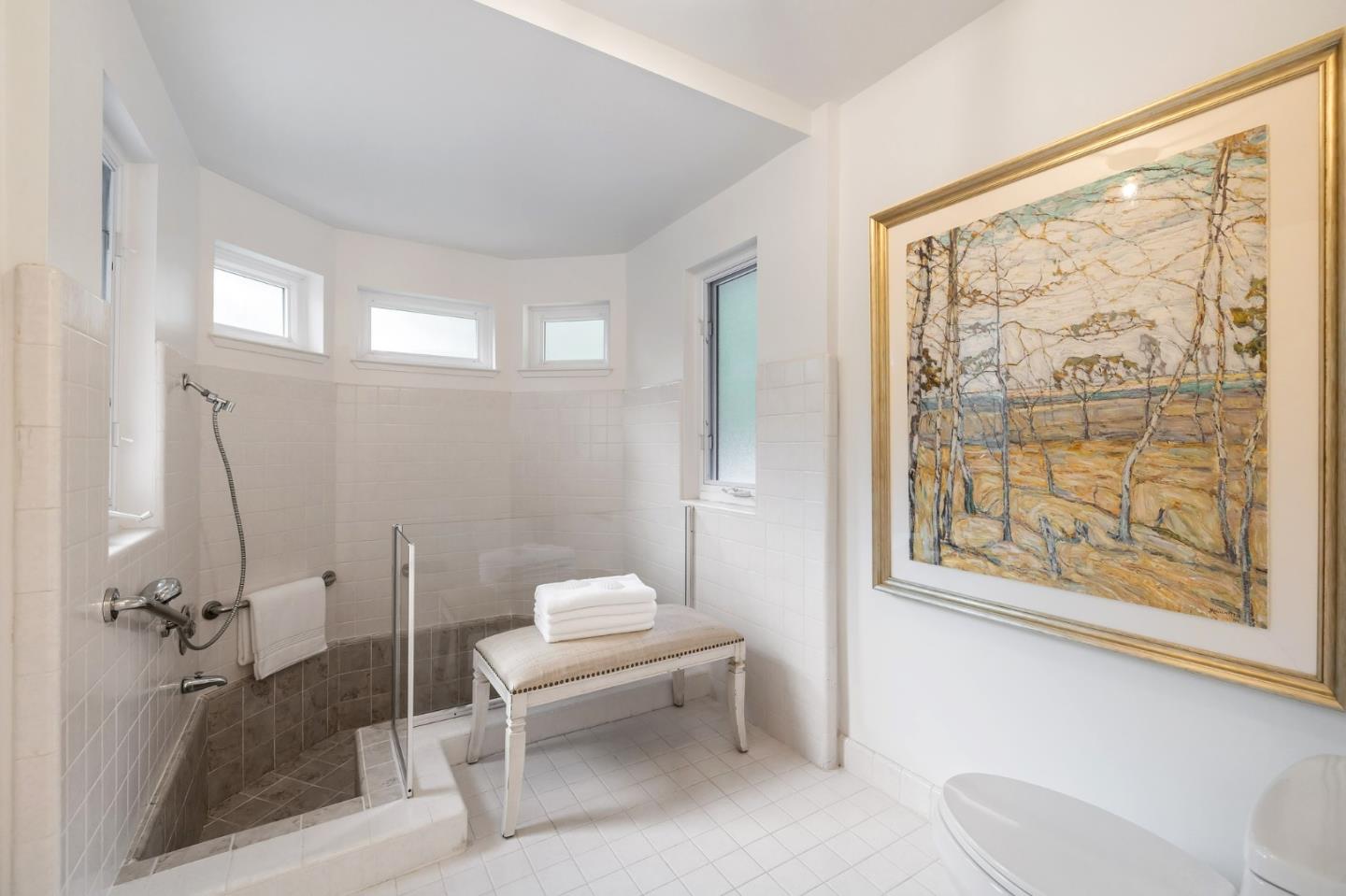 16 Valley Road Atherton, CA 94027 - Photo 56 of 100 a bathroom with a toilet and a shower