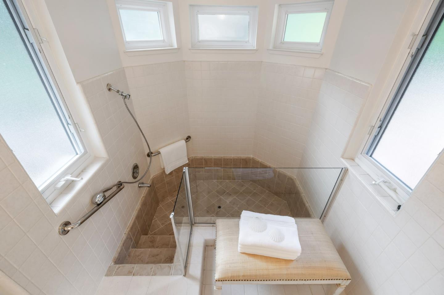 16 Valley Road Atherton, CA 94027 - Photo 57 of 100 a bathroom with a sink and a mirror