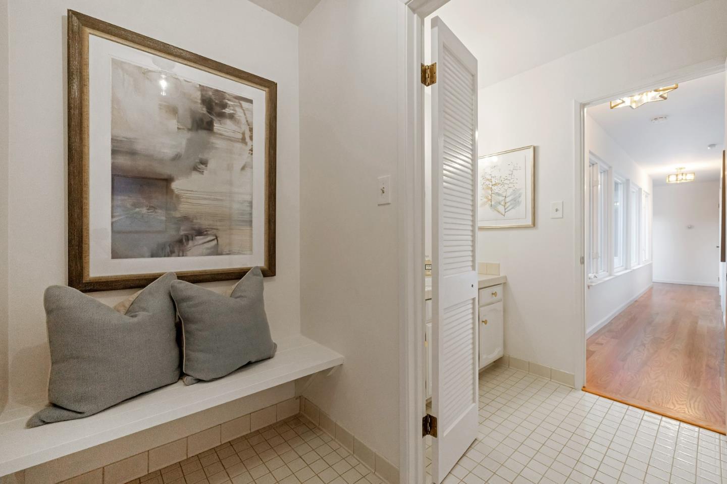 16 Valley Road Atherton, CA 94027 - Photo 62 of 100 a living room with furniture and a painting on the wall