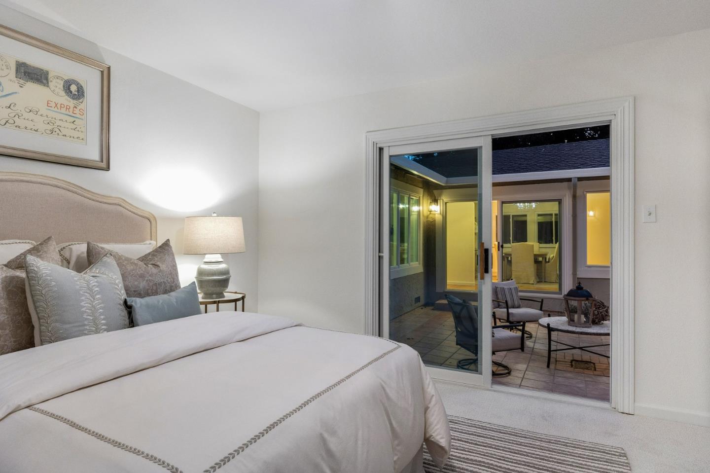 16 Valley Road Atherton, CA 94027 - Photo 95 of 100 a bedroom with a bed and a table