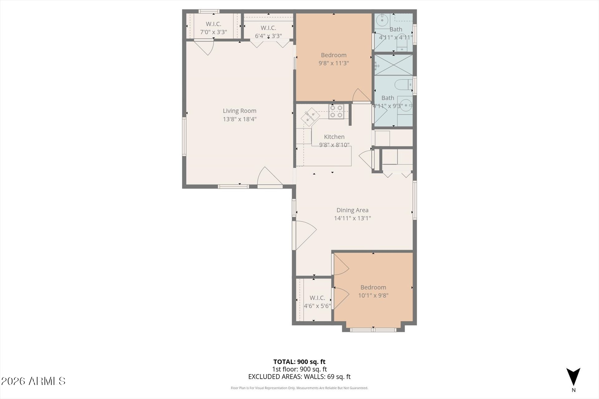 5735 East McDowell Road, Unit 243 Mesa, AZ 85215 - Photo 39 of 42 a picture of a floor plan