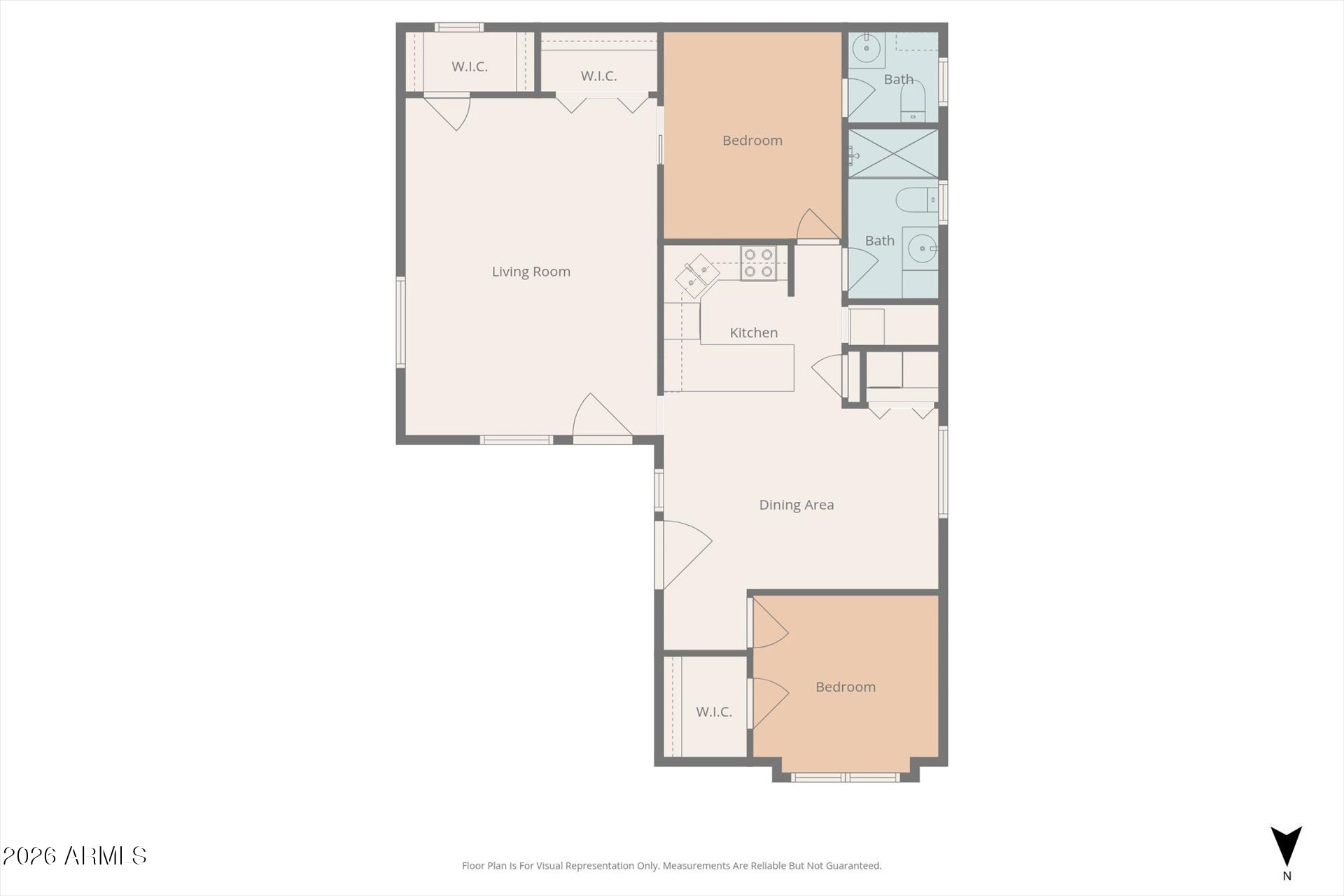 5735 East McDowell Road, Unit 243 Mesa, AZ 85215 - Photo 40 of 42 a picture of a room with a white wall and white refrigerator
