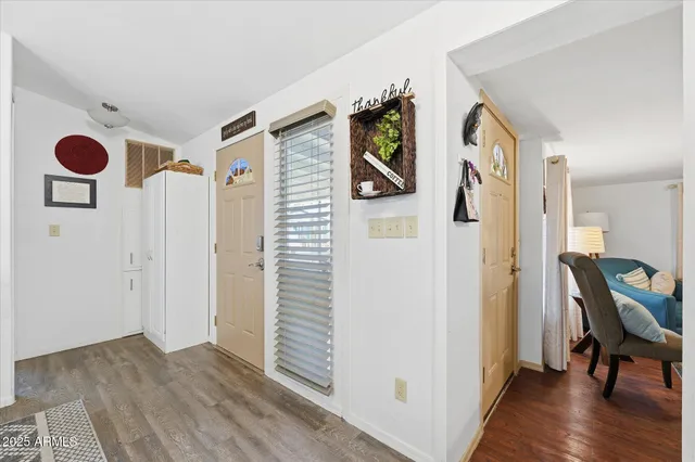 a view of a house with entertaining space