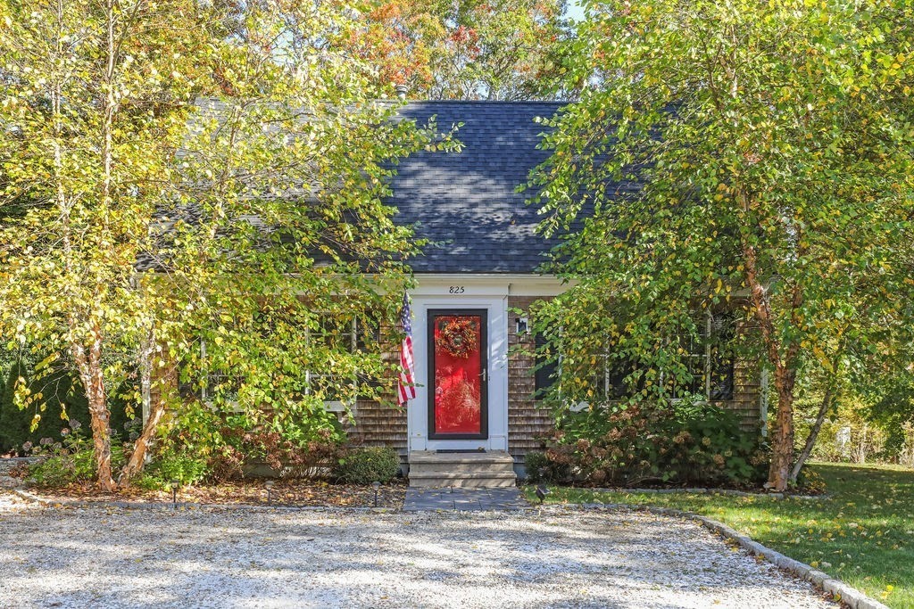 front view of a house with yard