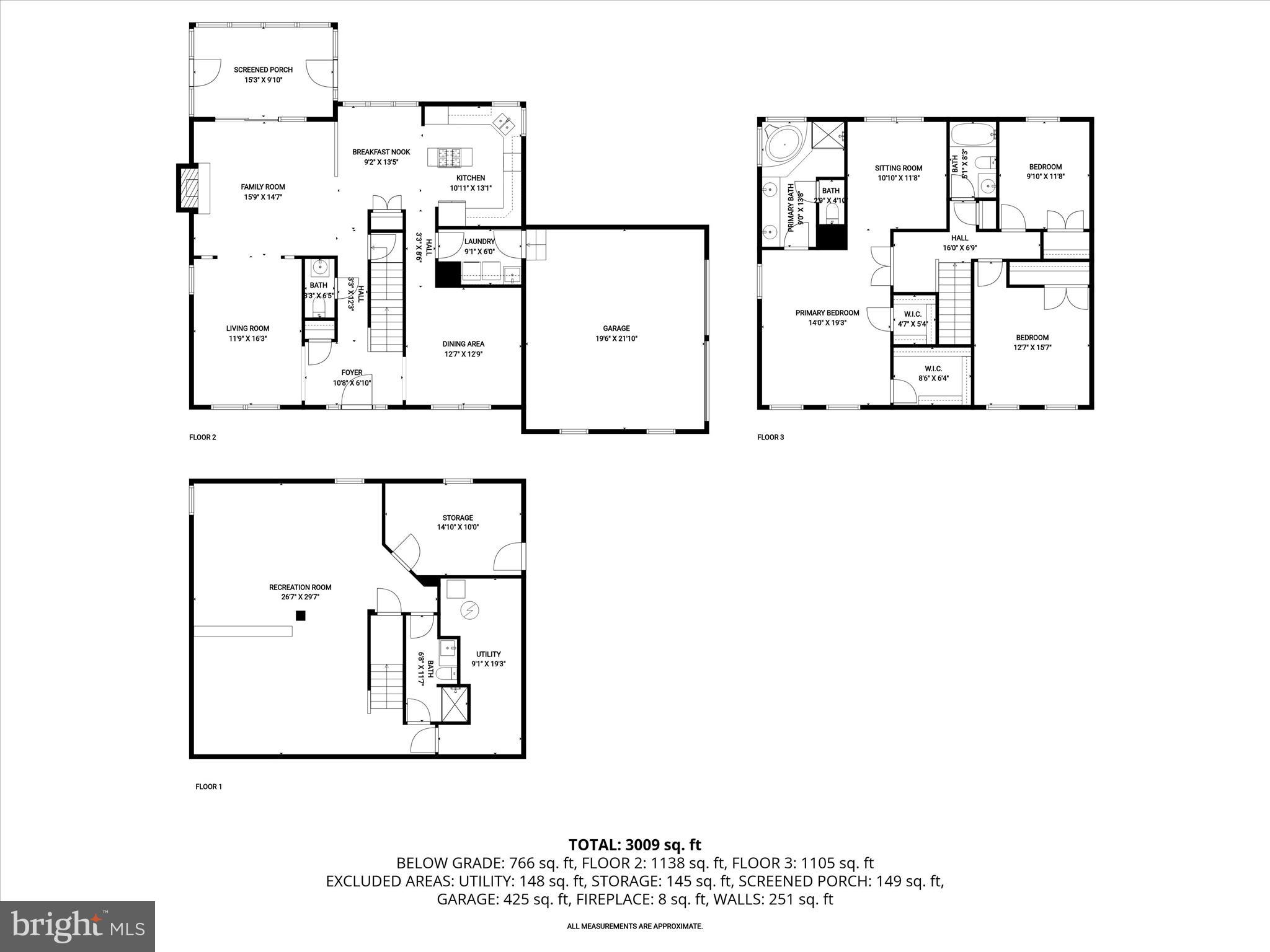 7501 Hillmeade Road Bowie, MD 20720 - Photo 54 of 55 all_floors_7501_hillmeade_road_bowie_with_dim