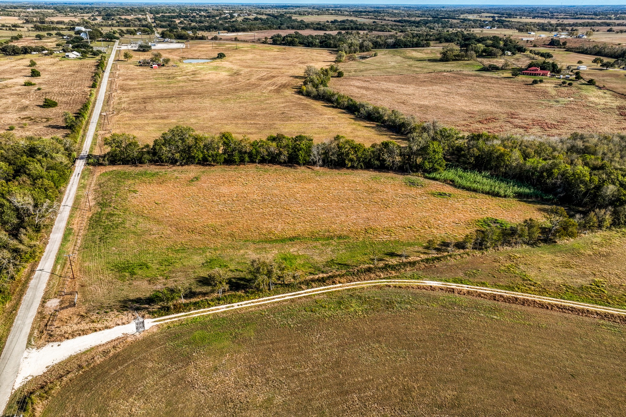 Lot 1 Sandy Hill Road Brenham, TX 77833 - Photo 15 of 17 an aerial view of residential houses with outdoor space