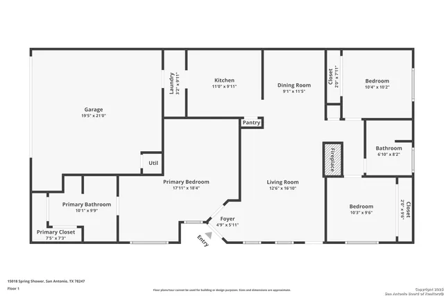 $240,000 | 15018 Spring Shower, San Antonio, TX 78247