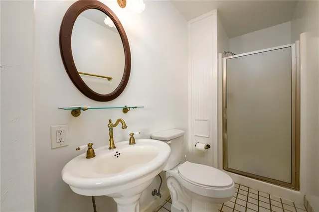 a bedroom with furniture and a bed