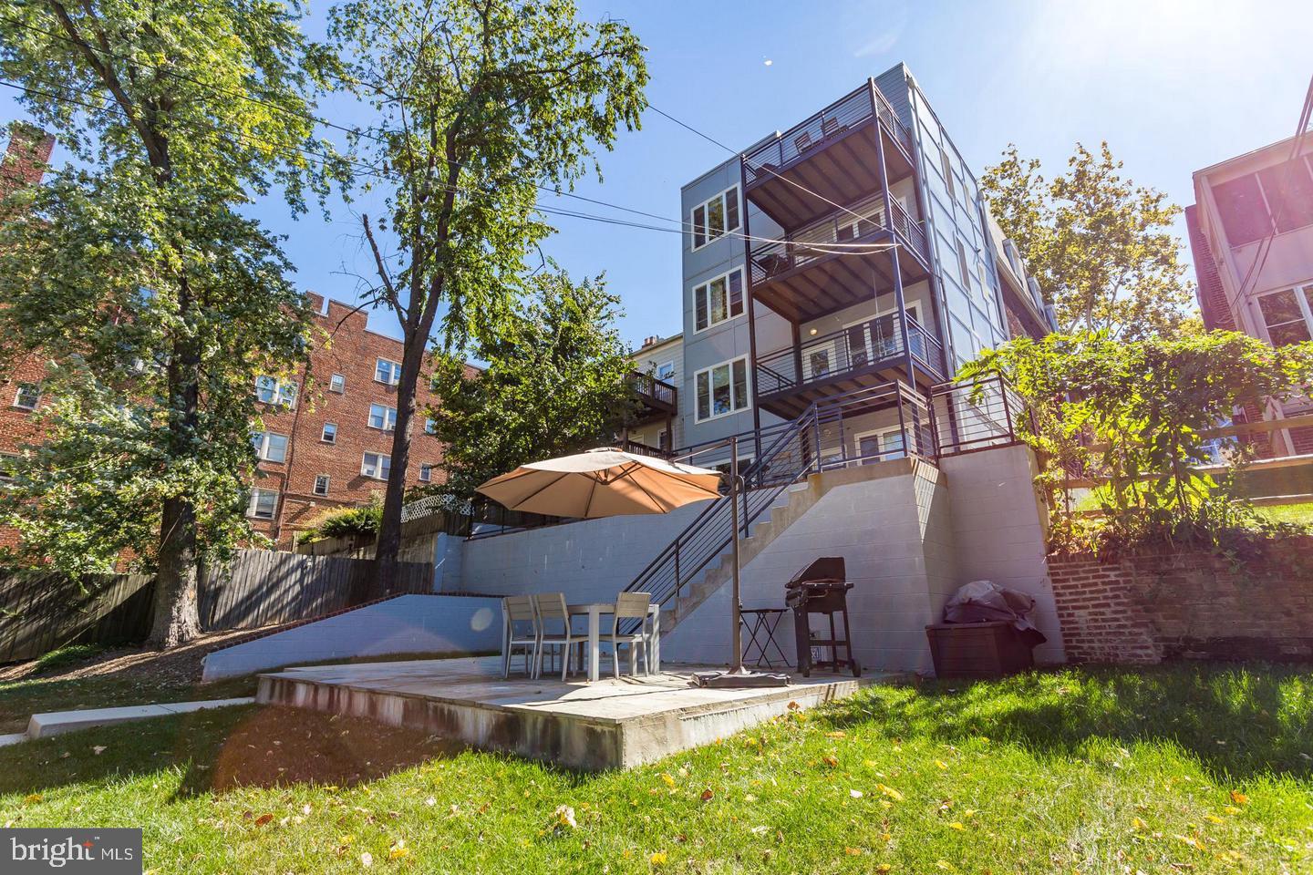 3937 Davis Place Northwest, Unit 3 Washington, DC 20007 - Photo 20 of 21 Rear Exterior