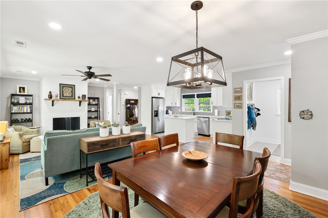 209 Manley Drive Clemson, SC 29631 - Photo 10 of 44 This inviting space combines comfort and culinary convenience in a seamless, bright layout.