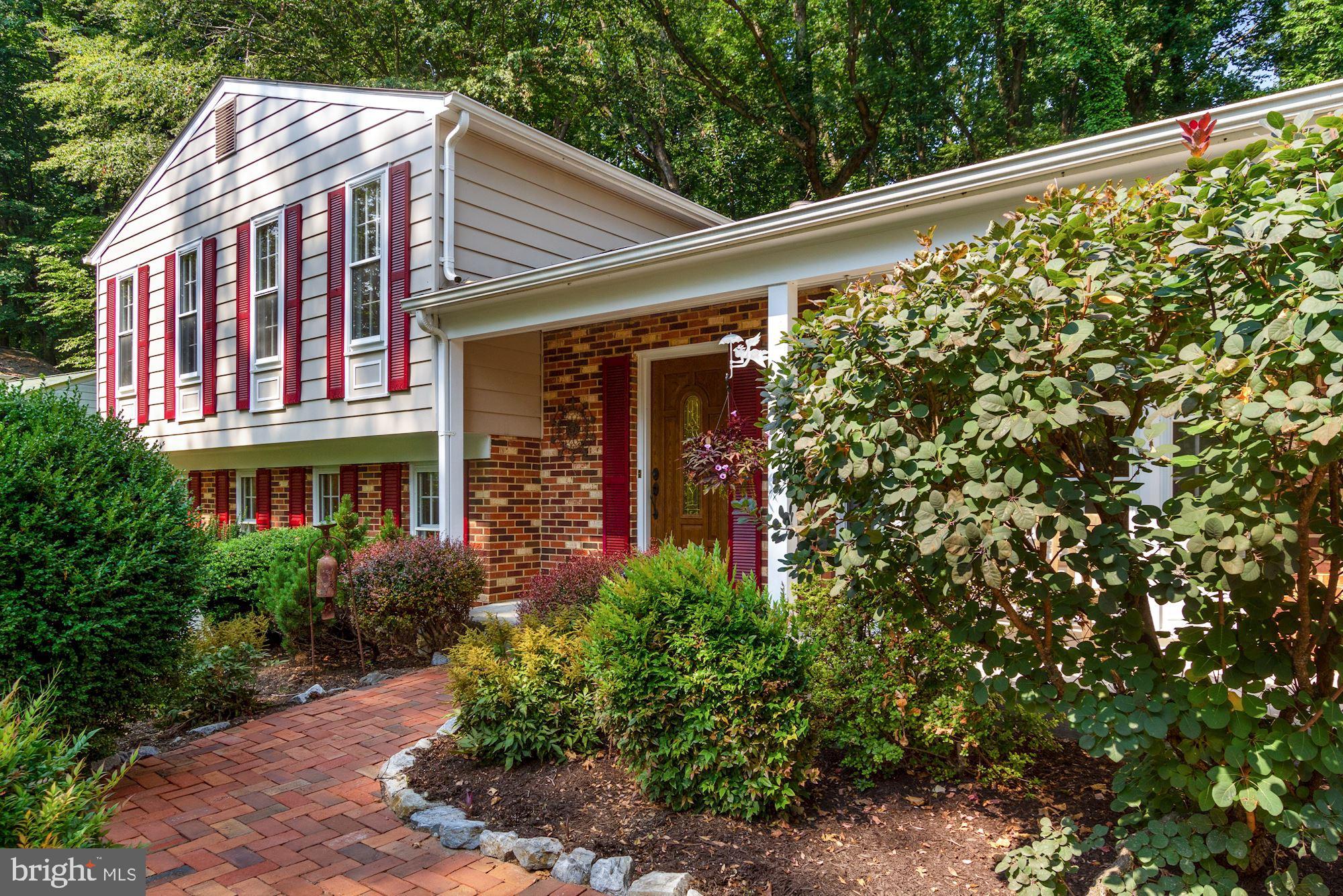 5082 Durham Road West Columbia, MD 21044 - Photo 1 of 58 Brick walk way leads to covered porch