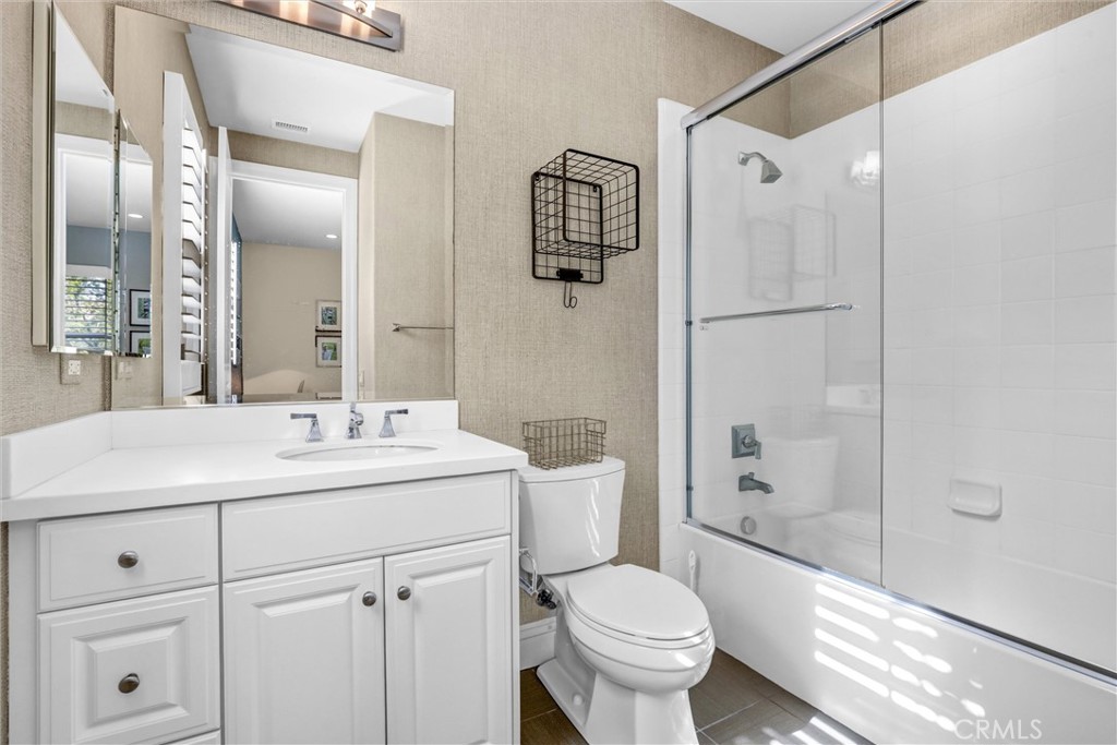 59 Rossmore Irvine, CA 92620 - Photo 32 of 45 a bathroom with a sink toilet and shower