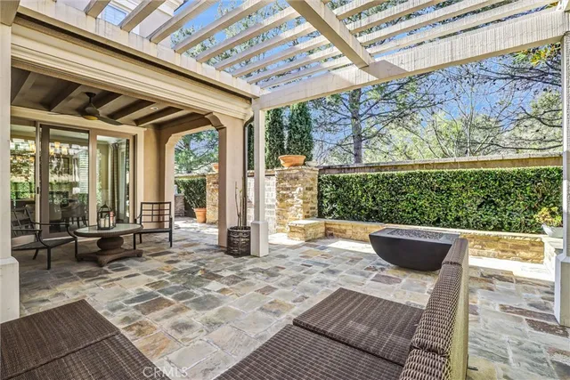 a view of open kitchen with furniture and outdoor view